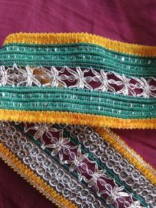 Yellow Colour And Green Golden Leas Piece