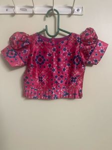 Never Worn Kids Ethnic Dress - Pink &amp; Blue