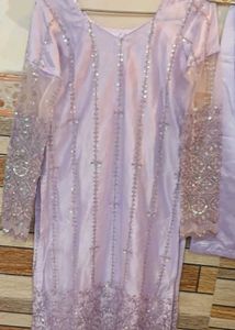 Lavender Embellished Suit
