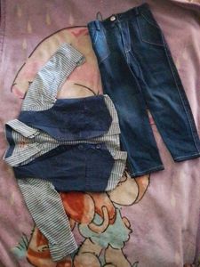 Boys Outfit Set: Shirt &amp; Jeans