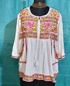 Size M/L🎁Buy 2 Get 1 Free🎁 Embroidered Top