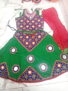 Navratri / Garba Dress For Girl Ghaghra Choli Set