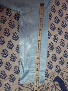 Elegant Blue Kurta With Patiyala