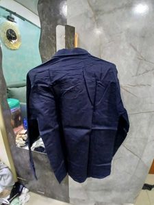 Allen Solly Navy Blue Casual Shirt