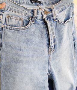 Light Blue Wide Leg Jeans