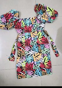 ONLY Monsoon Fun Cotton Mini Dress