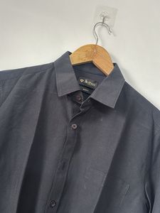 Men's Black Button-Down Shirt
