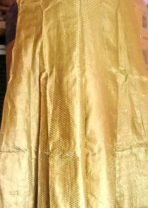 Golden Ethnic Skirt