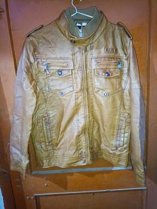 D&amp;G Brown Heavy Leather Jacket 🧥