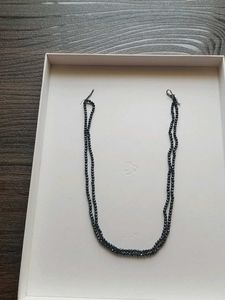 Black Crystal Cut Glass Beads