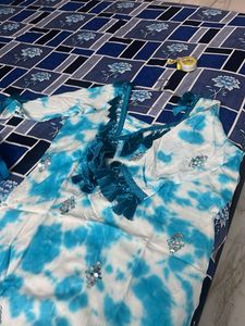 new dresss sky blue colour