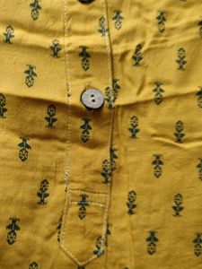 Floral Print Mustard Tunic