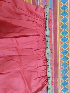 Coral Red Kurta Dupatta Set