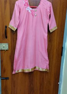 Pretty Pink Kurtha Set
