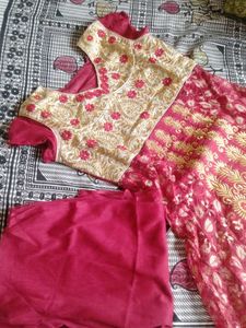 Readymade Designer Maroon Anarkali Dress