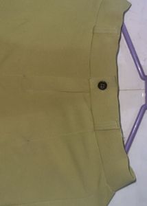 Olive Green Wide Leg Pants