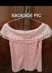 Pretty Pink Off Shoulder Top