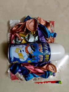 Snow Spray And Balloon For Birthday Party Celebrat