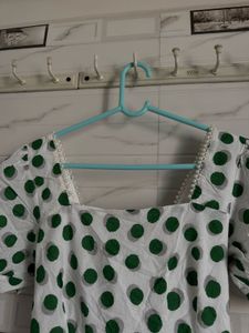 Green Polka Dot Dress