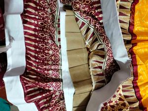 Unstitched Lhenga Set