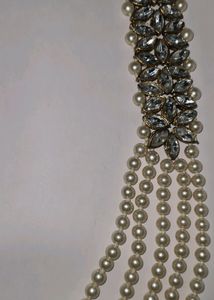 White Pearl LONG Necklace