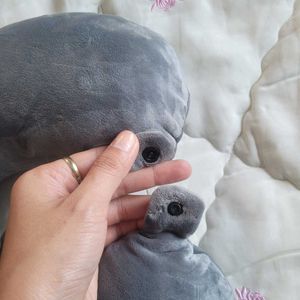 Grey Neck Pillow