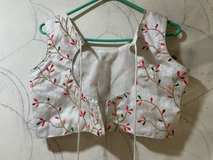 Embroidered Floral Blouse