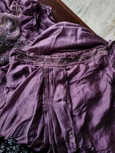 Purple Lehenga with Intricate Sequin