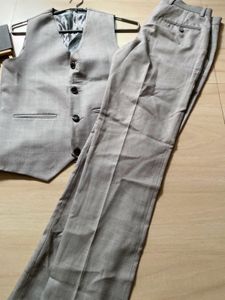 *Brand New Wedding Gray Vest &amp; Pants Set