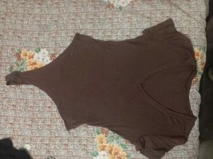 Savana Brown Top Or Bodysuit