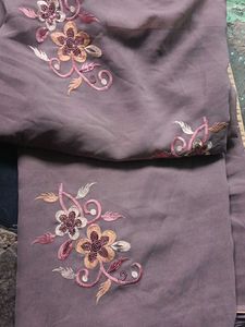 Embroidered Floral Design Saree