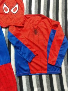 Spiderman Dress with Mask for 4-6 Years Old