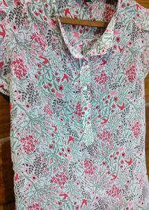 Beautiful Floral Print Top/Tunic