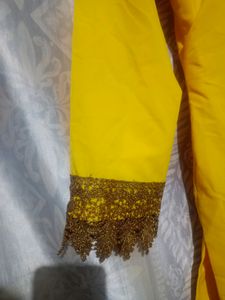 Beautiful Haldi Outfit ( Full Set ) 💛