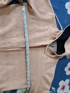 Peach Zip-Up Hoodie