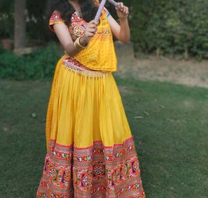 Yellow Lehenga Choli Set
