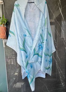 Floral Block Painted Kurta Set