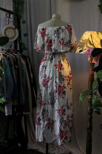 Floral Off-Shoulder Dress