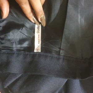Pleated Navy blue Korean  Skirt