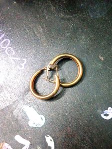 Aesthetic Golden Hoops