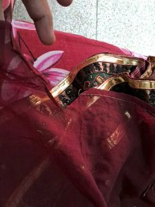 Heavy  work  saree