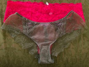 Two Pairs of Victoria's Secret Lace Lingerie