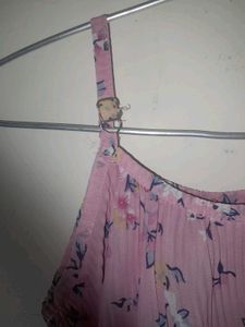 Beautiful Light Pink Sleeveless Top