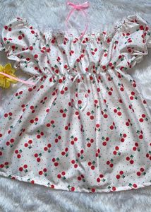 Cherry Print Babydoll Top🌸🍒