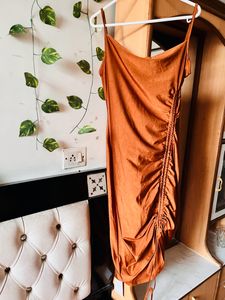 🔥 Drawstring Slip Dress