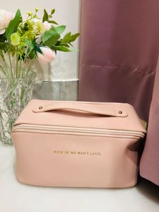 Rose Pouch With Free Makeup Brushes