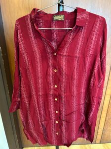 LONG INDOWESTERN TOP