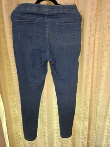 Denim Blue Classic Jeggings High Waist
