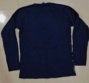 Stylish Navy Blue Printed Top