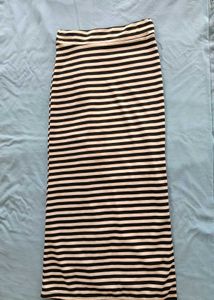 Striped Maxi Skirt
